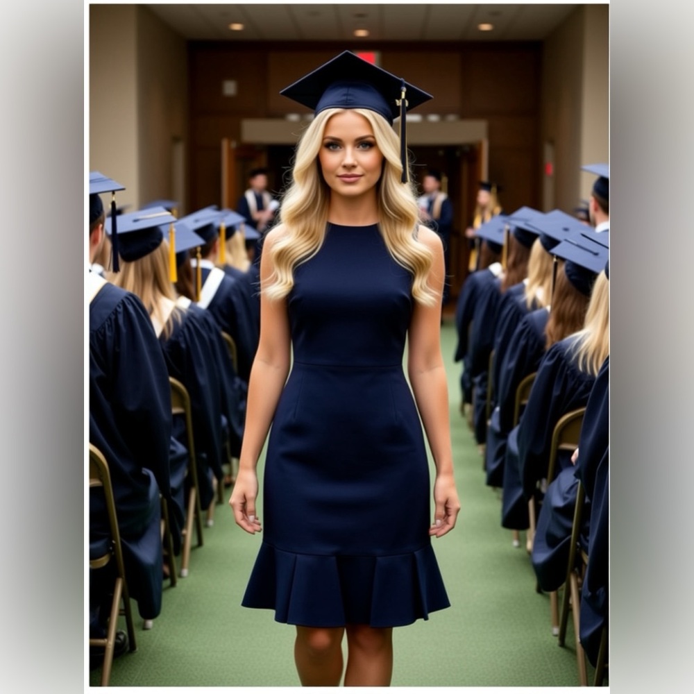 J. Crew Navy Sleeveless Dress